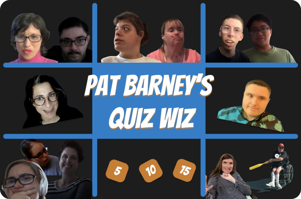 Pat Barneys Quiz Wiz Poster