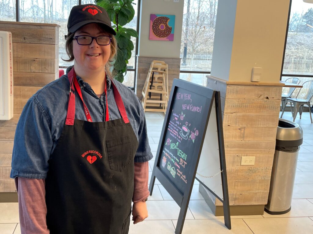 Patty Working at Cafe